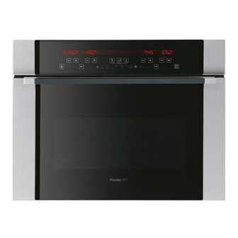 Foster Multifunction steam S4000, cod. 7135 080 User Manual