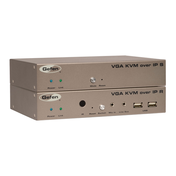 Gefen EXT-VGAKVM-LAN User Manual