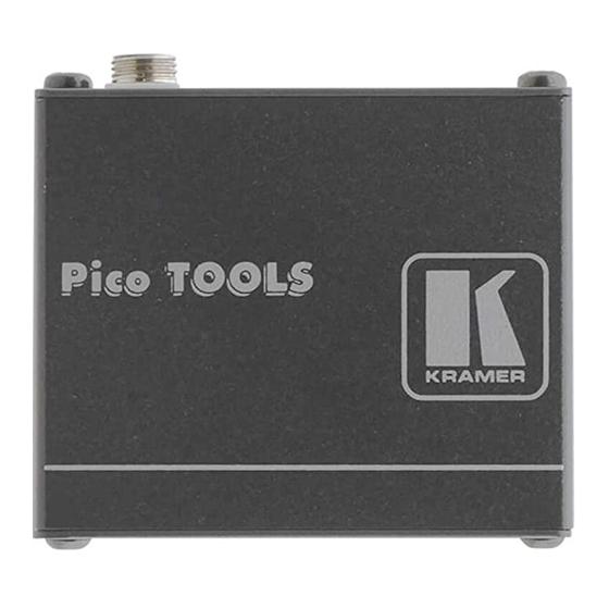 Kramer PT-101DP User Manual