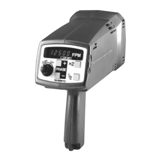 Shimpo DT-725 Instruction Manual