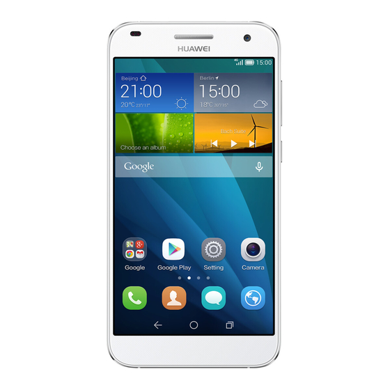 Huawei Ascend G7 Quick Start Manual