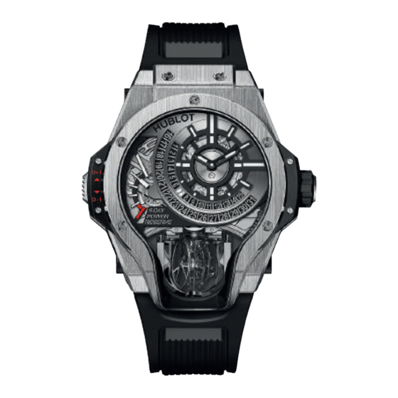 Hublot MP-09 Instruction Manual