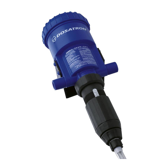 dosatron D25RE10 Maintenance Manual