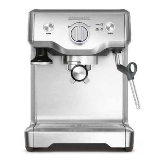 Gastroback Design Espresso Maschine Advanced S Operating Instructions Manual