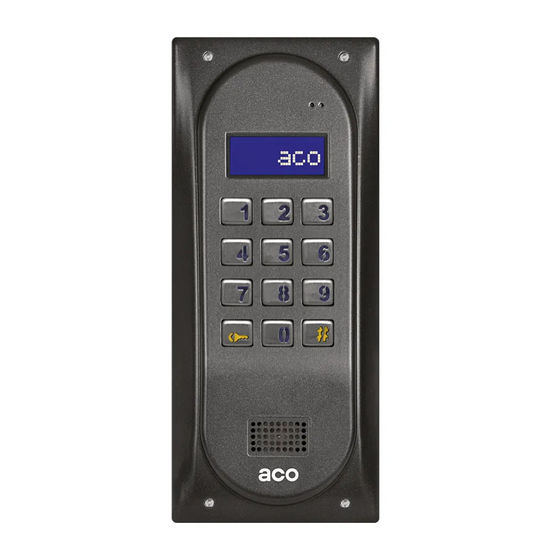 ACO CDNP6 Shortened Operating Manual