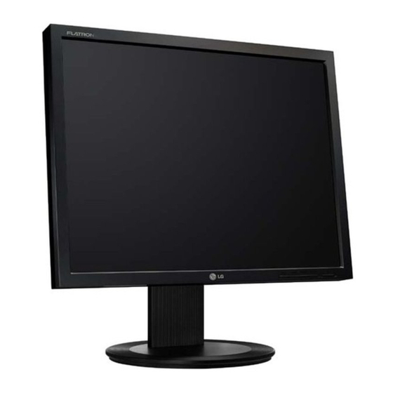 LG L2000CM 20-inch LCD Monitor Manuals