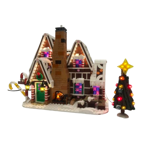 Glow Bricks Gingerbread House Lego 10267 Installation Manual