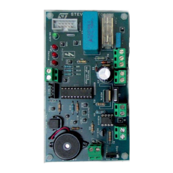 ST STEVAL-IHT001V1 Control Board Manuals
