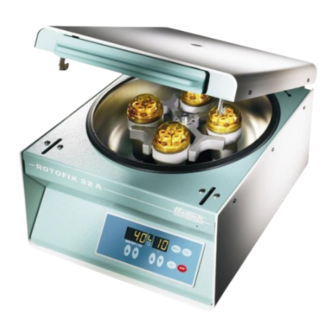 Hettich ROTOFIX 32 A Operating Instructions Manual