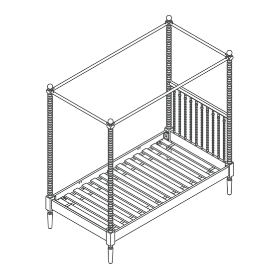 Crate&Barrel Jenny Lind Canopy Quick Start Manual