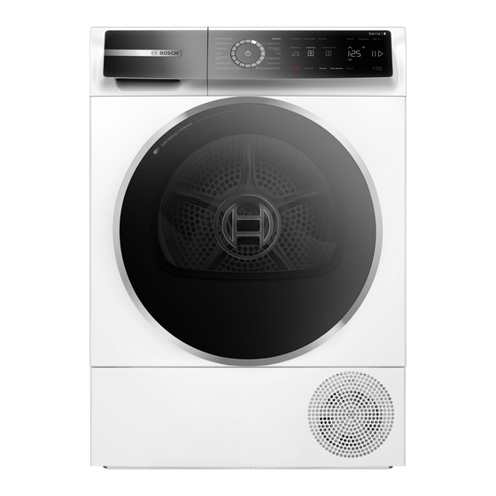 Bosch WQB245A5NL User Manual And Installation Instructions
