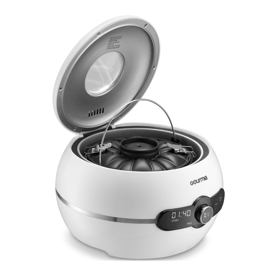 Gourmia GCM3150 - Cake Manual