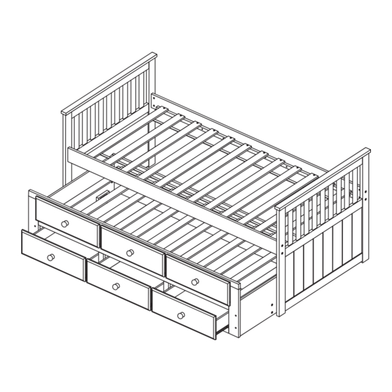 Flair Vancouver Captain Bed Assembly Instructions Manual