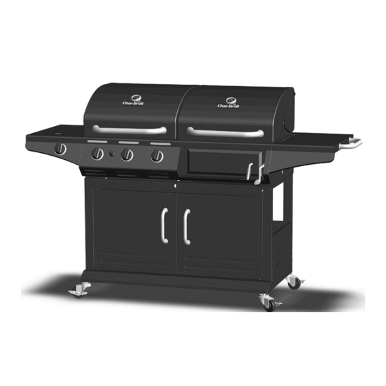 Char-Broil Charcoal/Gas Combo 1010 Deluxe Product Manual