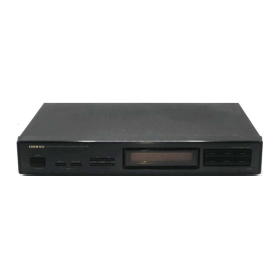 Onkyo T-403 Instruction Manual
