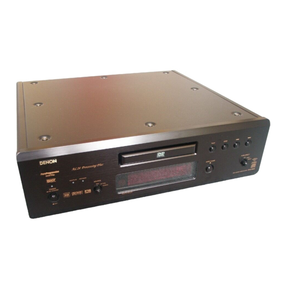 Denon DVD-9000 Specifications