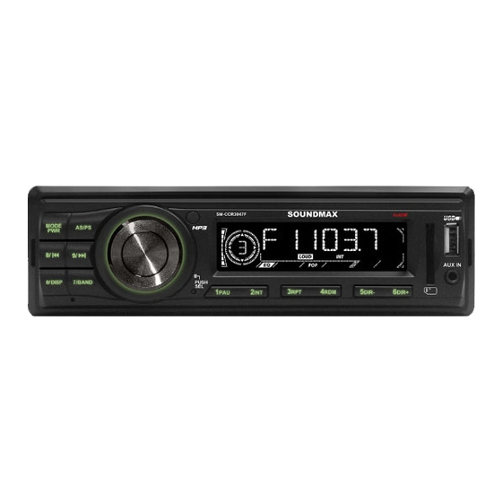 SoundMax SM-CCR3047F Instruction Manual