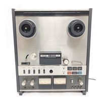 TEAC A-6300 Stereo Reel to Reel Tape Recorder Manual