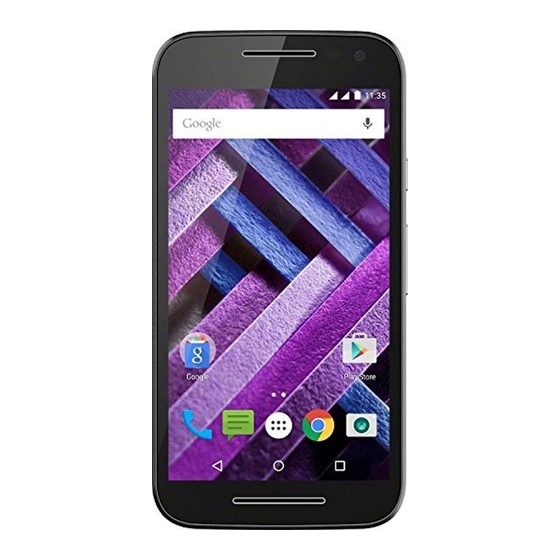 Motorola moto g Manual