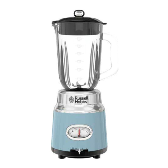 Russell Hobbs BL3100RDR Instructions Manual