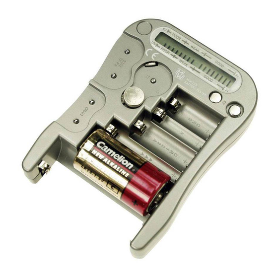 Velleman BATTEST2 Quick Start Manual