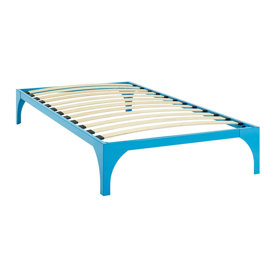 modway TWIN BED FRAME MOD-5430 Assembly Instruction