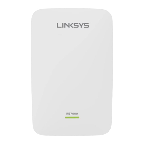 LINKSYS RE7000 USER MANUAL Pdf Download | ManualsLib