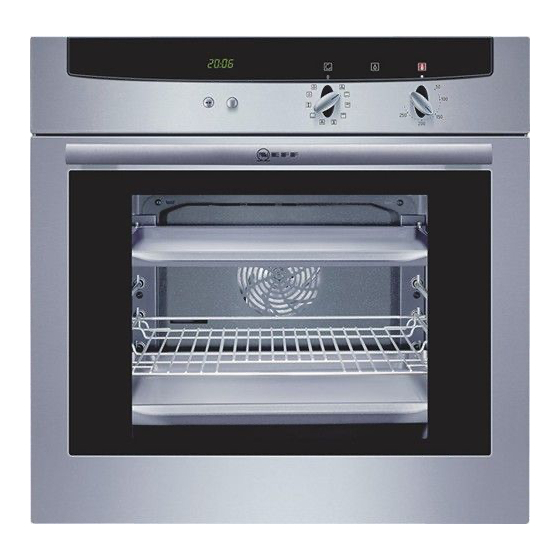 NEFF B 1544 Series Built-in Oven Manuals