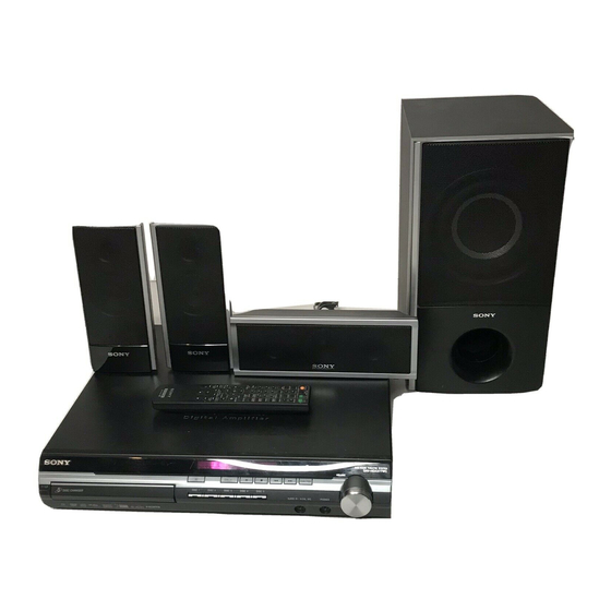Sony DAV-HDX576WF Connection Instruction