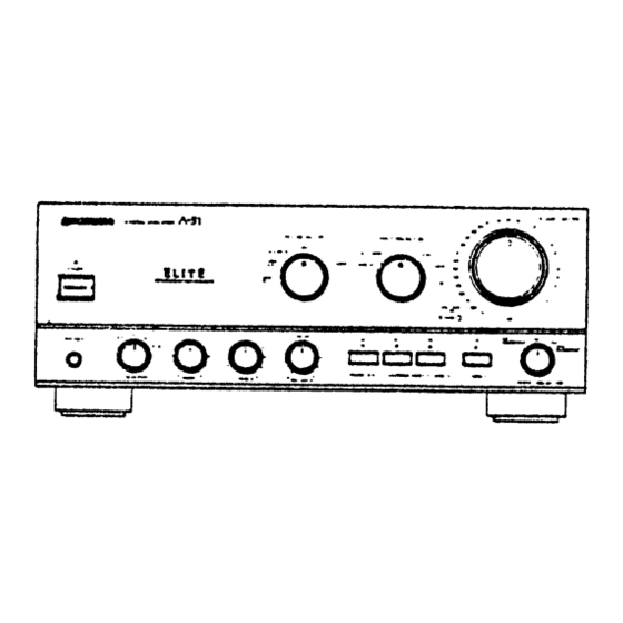 Pioneer A-878 Service Manual