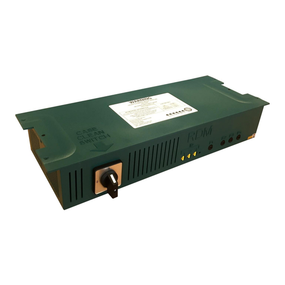 RDM PR0029L-ACF Control System Manuals