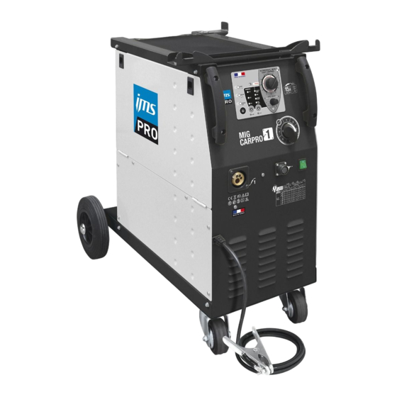 User Manuals: ims PRO MIG CARPRO 1 Welding System