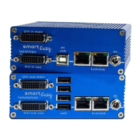 KVM-TEC smartEASY single SE1 Manual