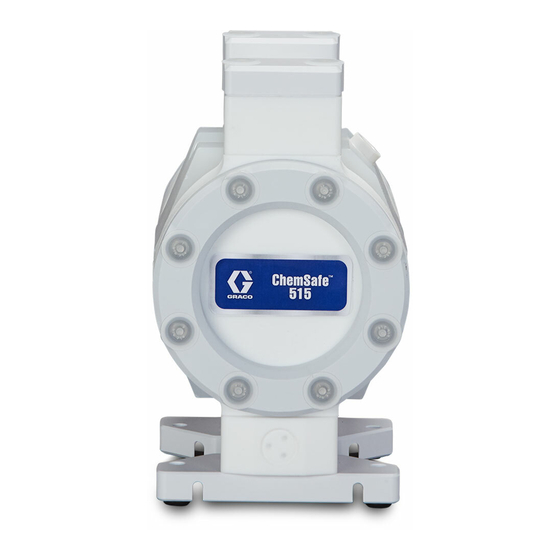 Graco ChemSafe 515 Series Instructions - Parts Manual