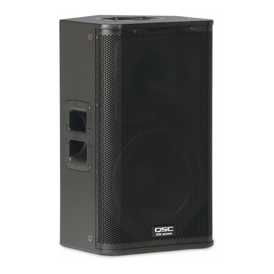 QSC KW Series User Manual