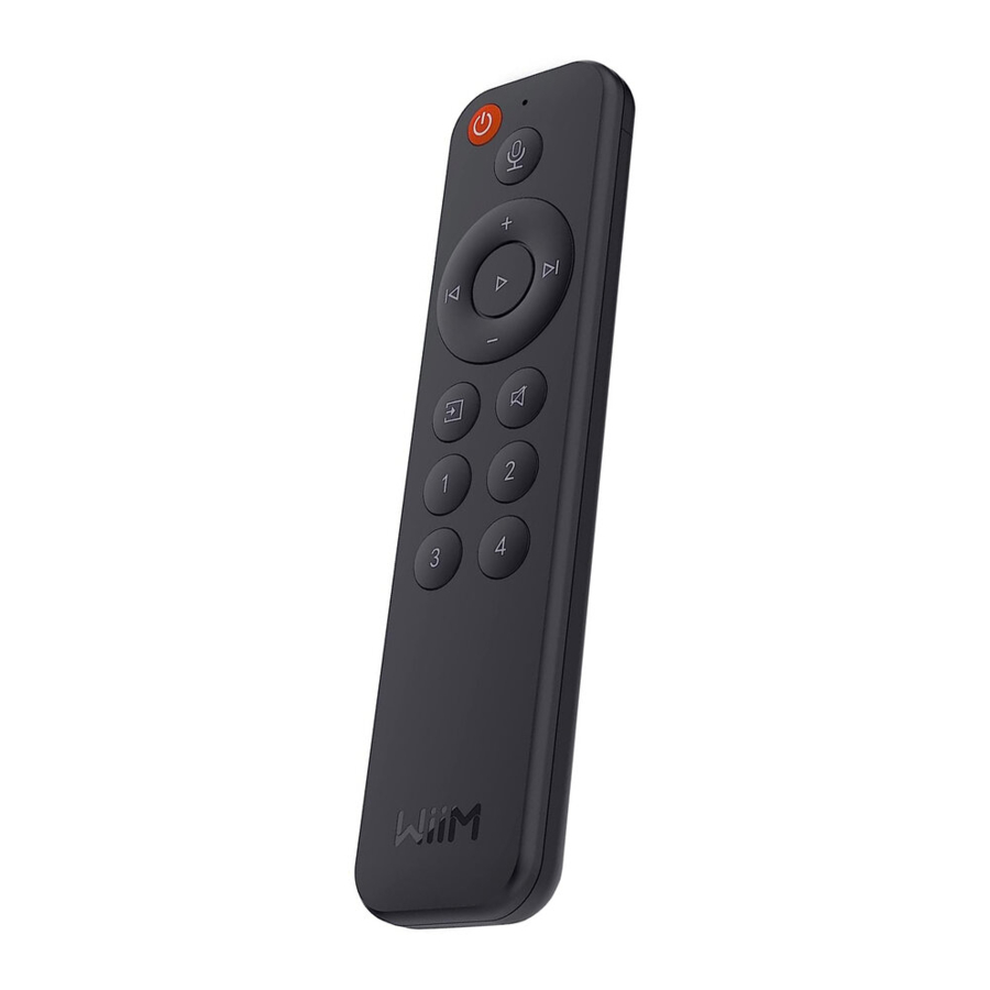 WiiM Voice Remote Manual