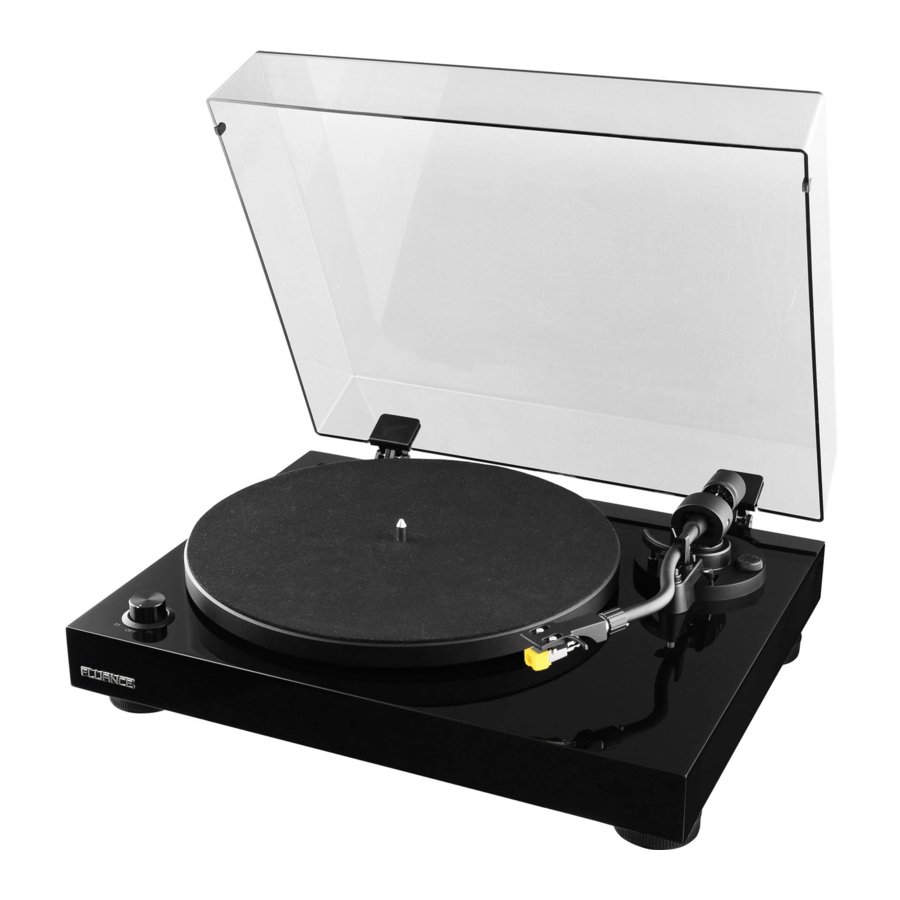 Fluance RT80 / RT81 / RT81P - Vinyl Turntable Manual