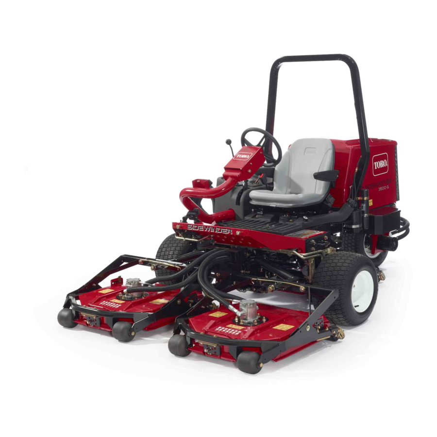 Toro Groundsmaster 3500-D Manuals