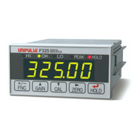 Unipulse F325 Operation Manual