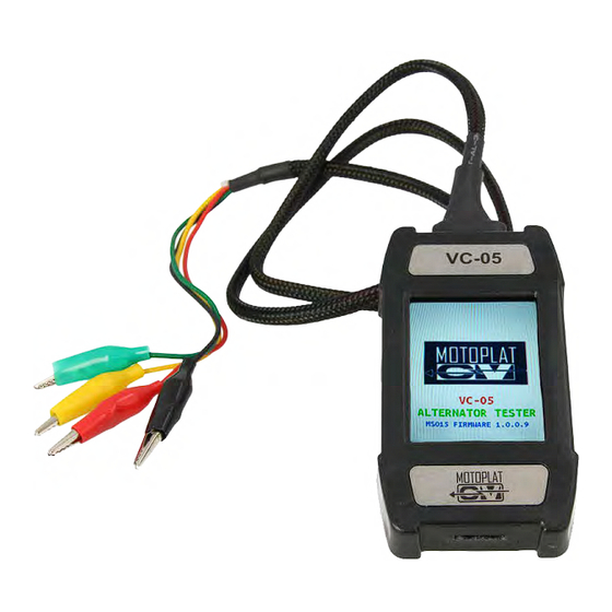 Motoplat VC-05 COM User Manual