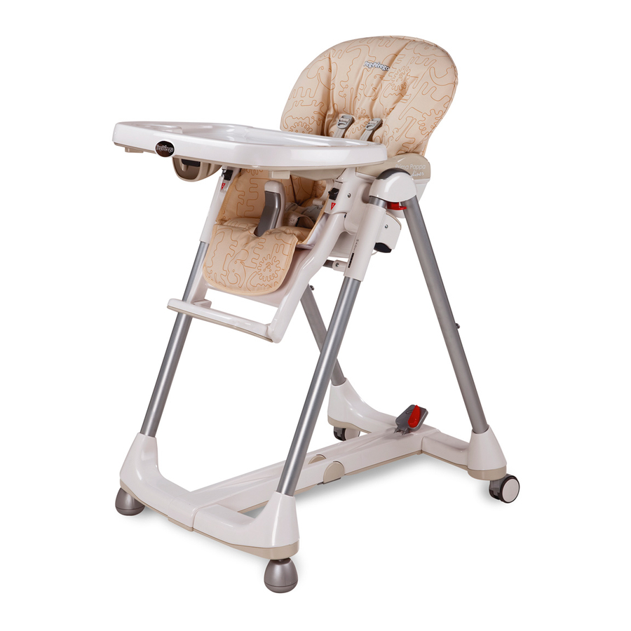 Peg-Perego Prima Pappa Diner Instructions For Use Manual