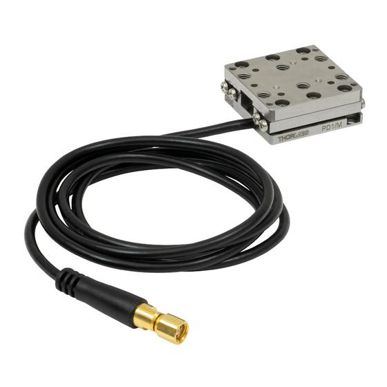 THORLABS PD1 User Manual