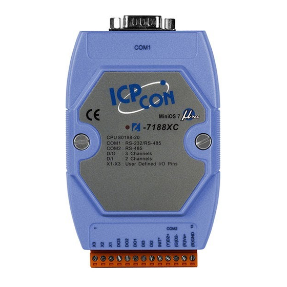 ICP CON I-7188XC Series User Manual