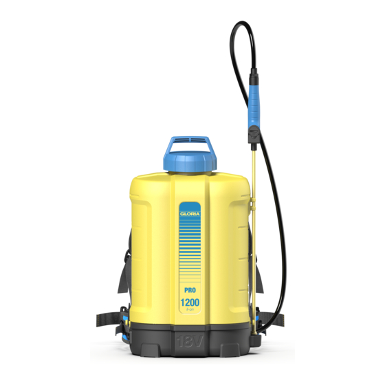 Gloria PRO 1200 LI-ON User Manual