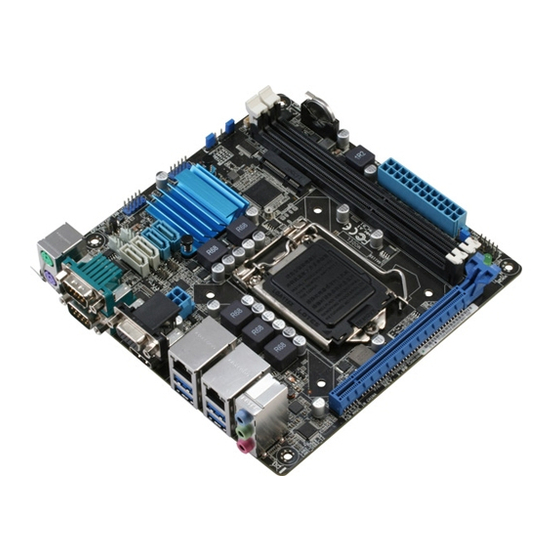 Aaeon EMB-Q77B Manual
