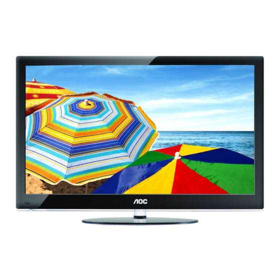 AOC LE32W164 Maintenance Service Manual