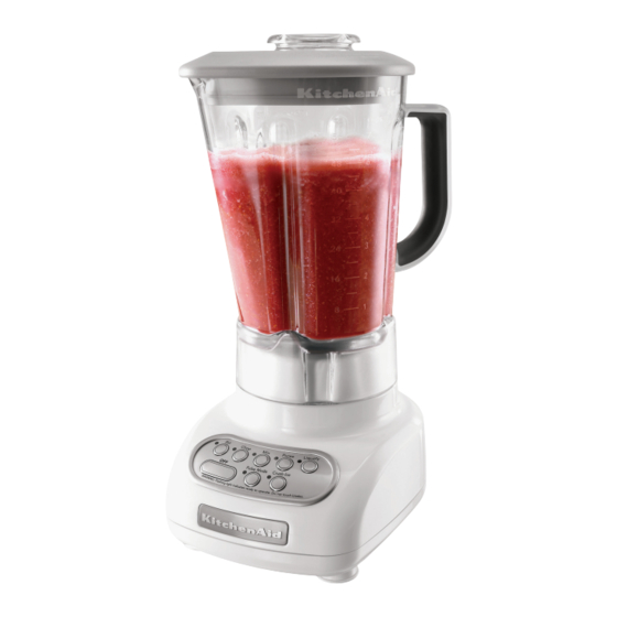 KitchenAid KSB580 Operating Instructions And Recipes