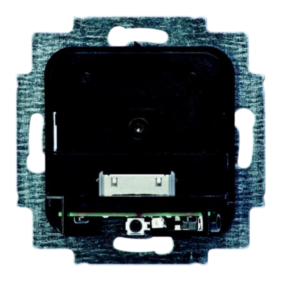 ABB Busch-AudioWorld Busch-iDock 8218 U-500 Operating Instructions Manual