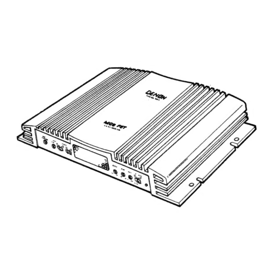 Nippon DENON DCA-800 Service Manual