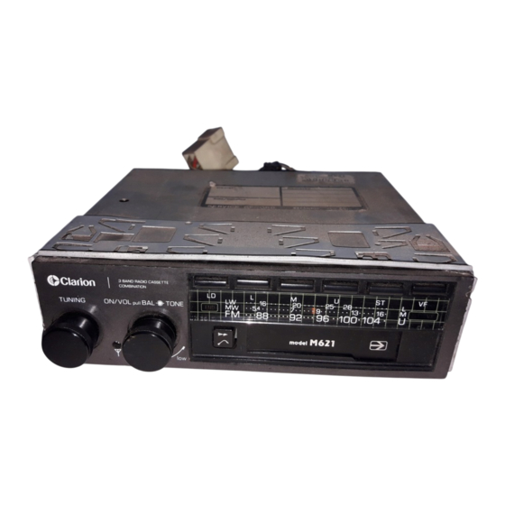 Clarion M621 Service Manual